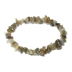 Labradorite Gemstone Chip Bracelet