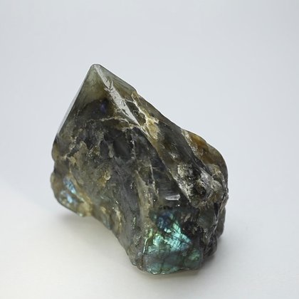 Labradorite Polished Point   ~5.3 x 5.4cm
