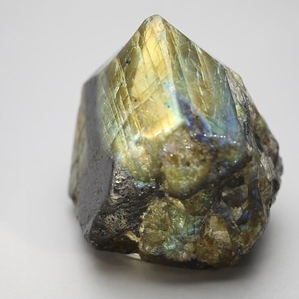 Labradorite Polished Point   ~5.6 x 6.2cm