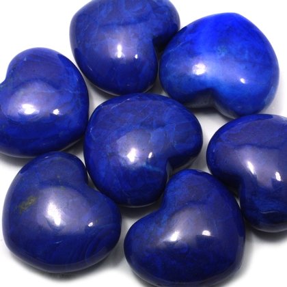 Lapis Howlite Crystal Heart ~45mm