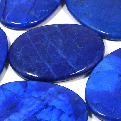 Lapis Howlite Palm Stone ~70x50mm