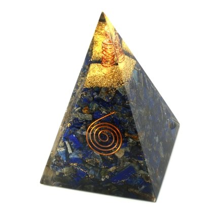 Lapis Lazuli & Copper Quartz Orgonite ~100mm