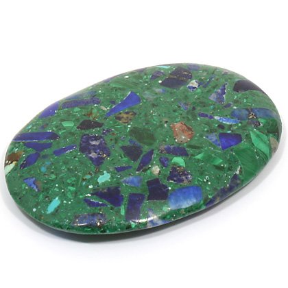 Lapis Lazuli & Malachite Palm Stone