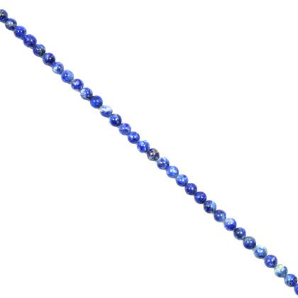 Lapis Lazuli Crystal Beads - 4mm Round