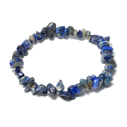 Lapis Lazuli Gemstone Chip Bracelet