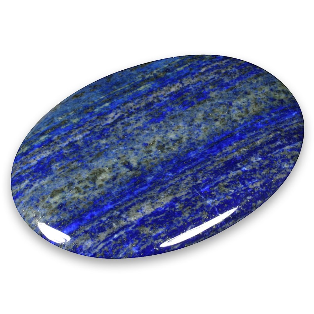 Pocket Palm Stone Size 17*23MM 2Pc Lot Lapis Lazuli