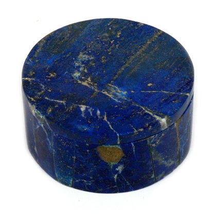 Lapis Lazuli Round Gemstone Box ~50mm