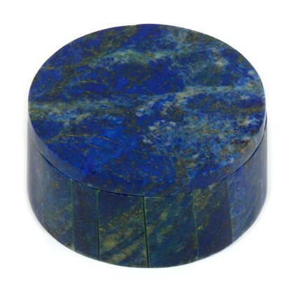 Lapis Lazuli Round Gemstone Box ~52mm