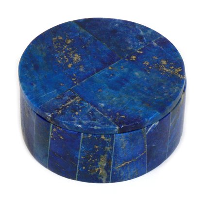 Lapis Lazuli Round Gemstone Box ~52mm