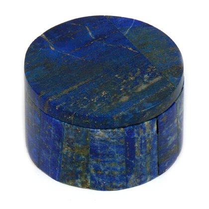 Lapis Lazuli Round Gemstone Box ~52mm