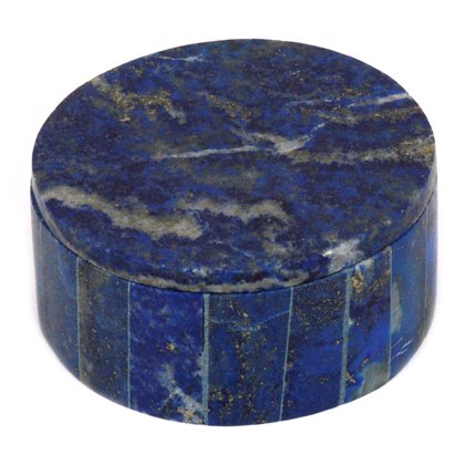 Lapis Lazuli Round Gemstone Box ~53mm