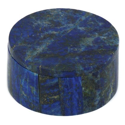 Lapis Lazuli Round Gemstone Box ~53mm