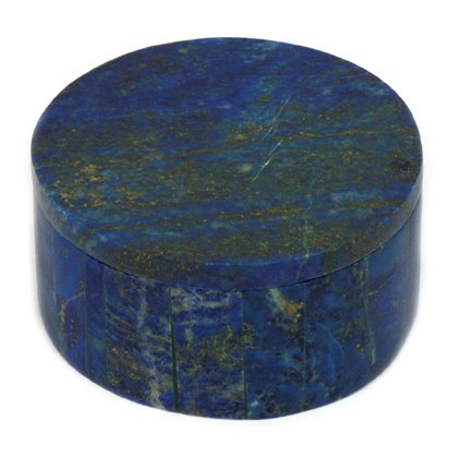 Lapis Lazuli Round Gemstone Box ~54mm