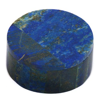 Lapis Lazuli Round Gemstone Box