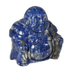 Lapis Lazuli Sitting Buddha Statue