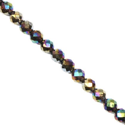 Aura Crystal Beads - 10mm Facet Bead