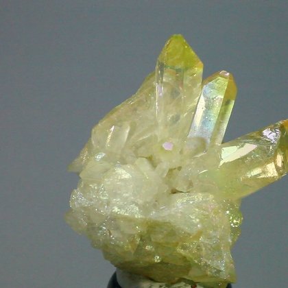 Lemon Gold Ultra Aura Quartz Healing Crystal ~43mm
