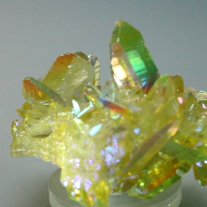 LOVELY Lemon Gold Ultra Aura Quartz Healing Crystal ~55mm