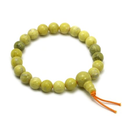 Lemon Jasper Power Bead Bracelet