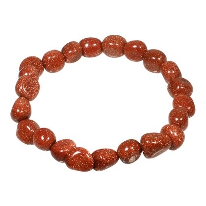 Leo Birthstone Bracelet - Red Goldstone