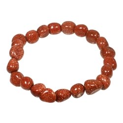 Leo Birthstone Bracelet - Red Goldstone