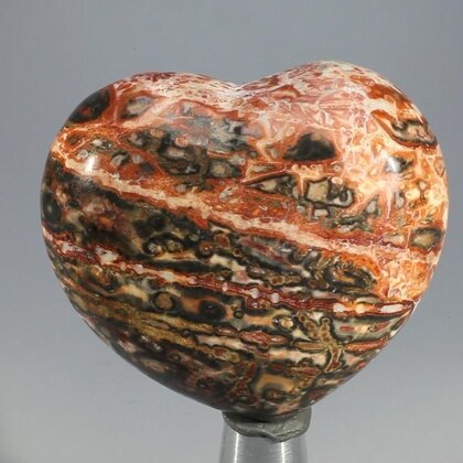 Leopard Skin Jasper Heart ~45mm