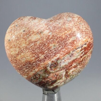 Leopard Skin Jasper Heart ~45mm