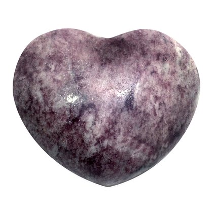 Lepidolite Crystal Heart ~45mm