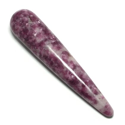 Lepidolite Crystal Massage Wand ~ 100 x 20mm