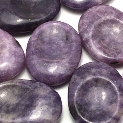 Lepidolite Thumb Stone ~40mm