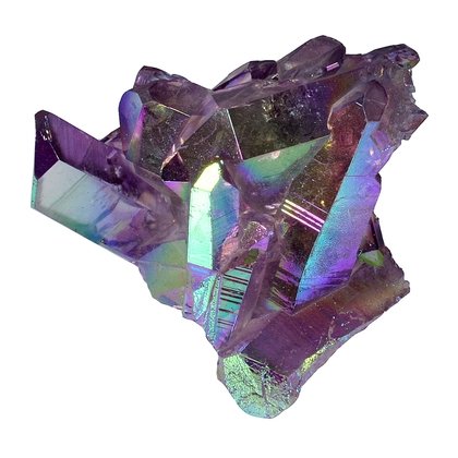 Lilac Ultra Aura Quartz Healing Crystal ~35mm