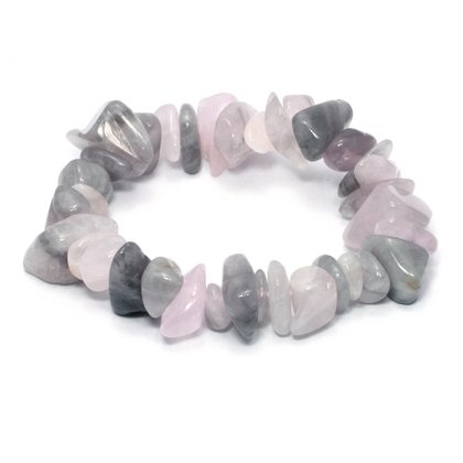 Lunar Rose Gem Chip Bracelet