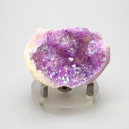 Magenta Aura Quartz Geode ~58mm