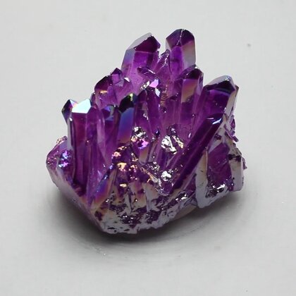 Magenta Aura Quartz Healing Crystal ~40mm