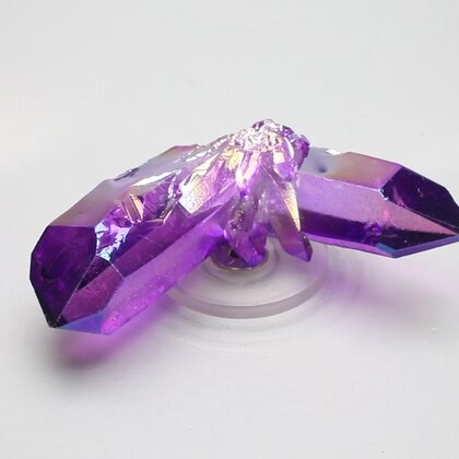Magenta Aura Quartz Healing Crystal ~80mm