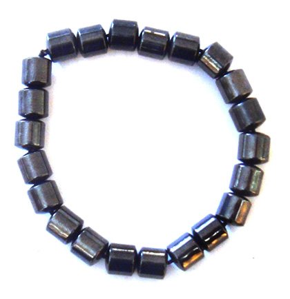 Magnetic Hematite Bracelet - Barrels