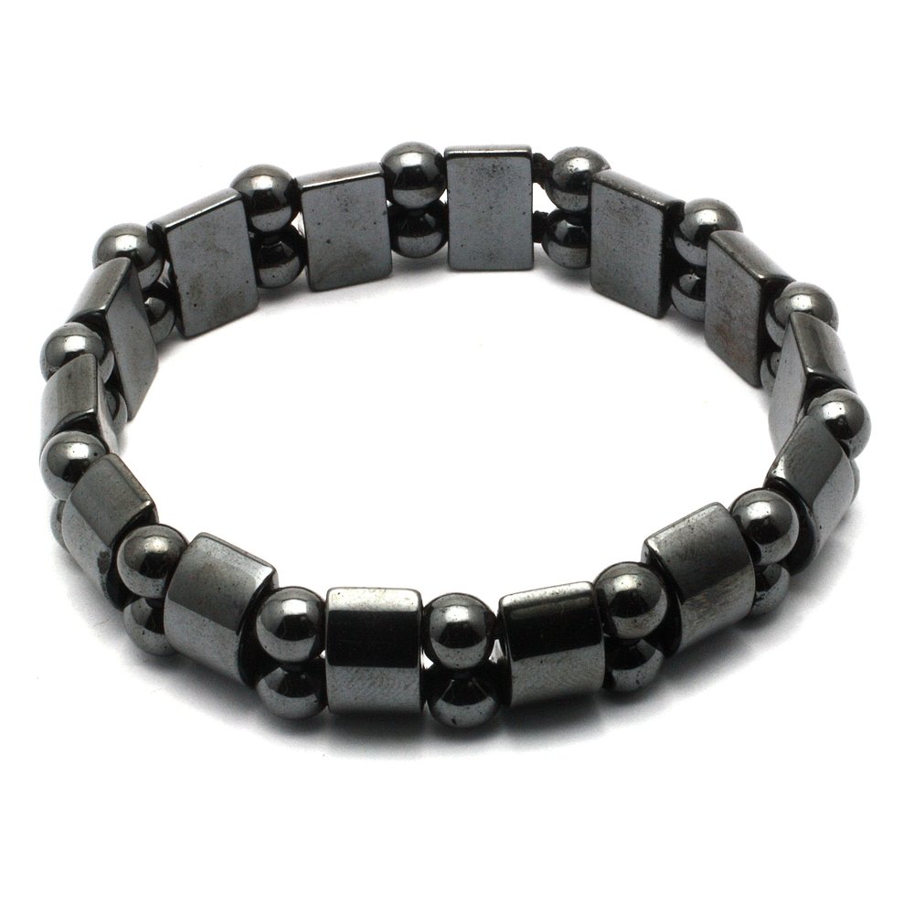 Amazon.com: Hicarer 10 Pieces Magnetic Hematite Bracelets for Men Women  Magnetic Bracelet Rock Beads Stone Bracelet,10 Styles : Health & Household