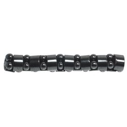 40 Kristallschliffperlen 8mm Electroplated Hematite Schwarz Schmuck Perlen R52 