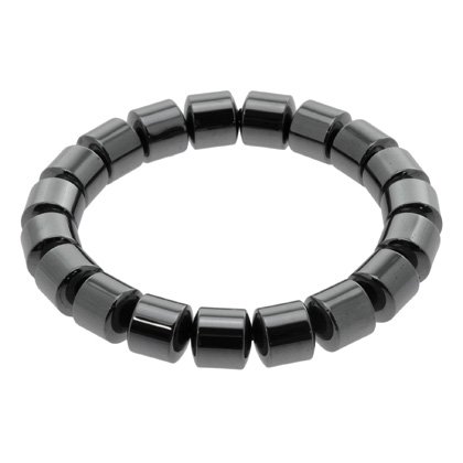 Hematite Bracelet - Large Barrels