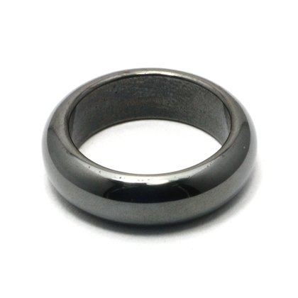 Magnetic Hematite Ring (Thick)