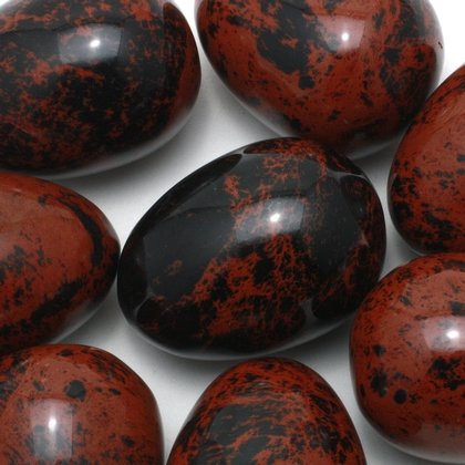 Mahogany Obsidian Crystal Egg ~48mm