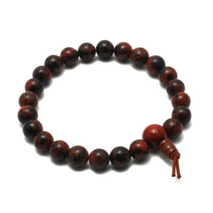 Mahogany Obsidian Power Bead Bracelet