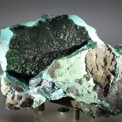 Malachite & Chrysocolla Mineral Specimen ~100mm