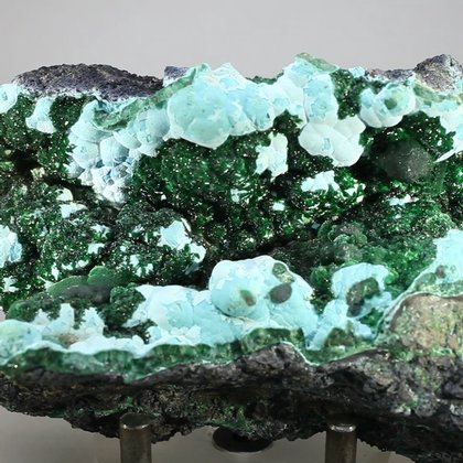 Malachite & Chrysocolla Mineral Specimen ~102mm