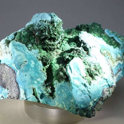 Malachite & Chrysocolla Mineral Specimen ~80mm