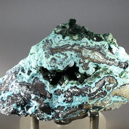 Malachite & Chrysocolla Mineral Specimen ~88mm