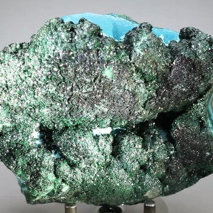 Malachite & Chrysocolla Mineral Specimen ~95mm