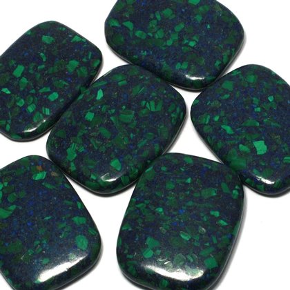 Malachite & Lapis Comfort Stone ~45mm