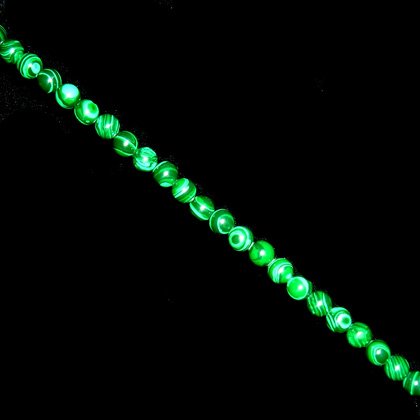 Malachite Beads - Synthetic Round 10mm