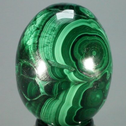 Malachite Crystal Egg ~44mm